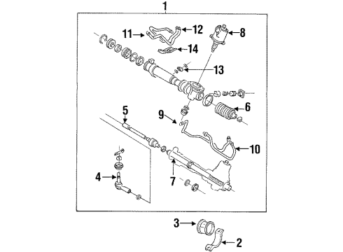MB243335 Mopar Pinion Assembly Nut