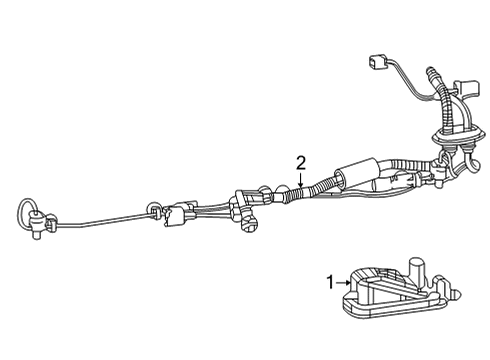 Mopar 68646419AA WIRING-LICENSE LAMP