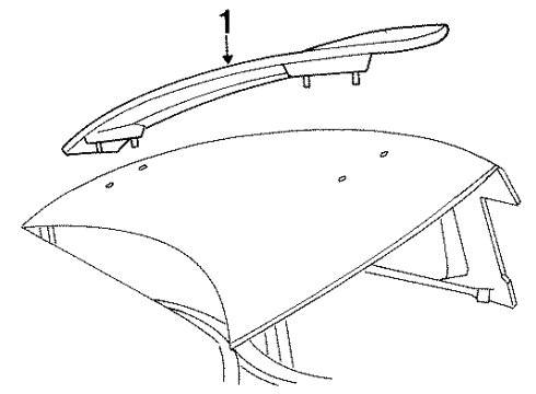 Mopar 82204426 Spoiler