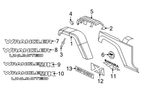 Mopar 68141692AA Decal