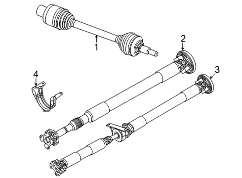 Mopar 68459156AC Shaft - Drive 68459156AC Mopar Shaft - Drive
