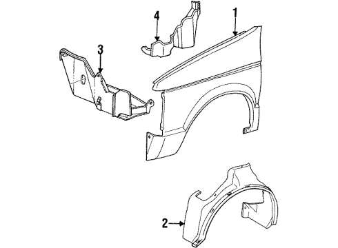 Mopar 4761223 Fender