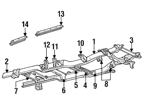 Mopar 52020218AD Frame Assembly