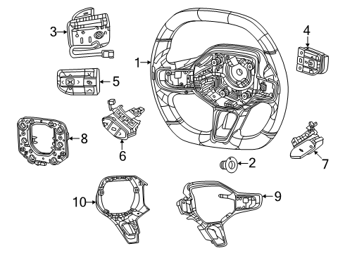 Mopar 57009228AC Module - Heated Steering Wheel Mopar 57009228AC Module - Heated Steering Wheel