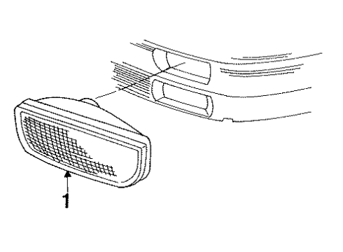 Mopar 5262227 Parking/Turn Lamp
