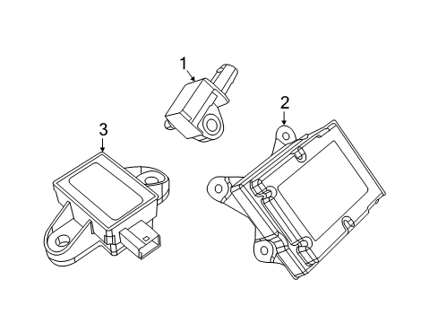 Mopar 68658327AA Sensor - Acceleration