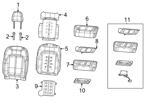 Mopar 68545216AF Module - Occupant Classification
