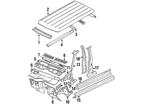 Mopar 57002012 Rear Header