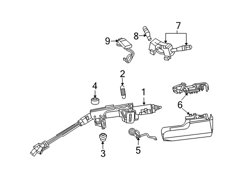 Mopar 5082015AA Hazard Switch Mopar 5082015AA Hazard Switch