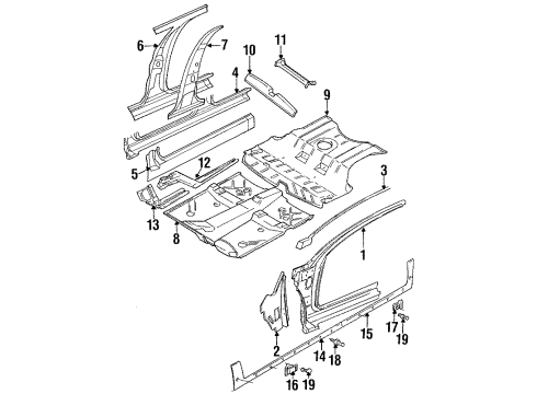 Mopar FS68MDM Rocker Molding