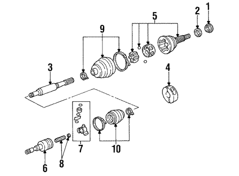 Mopar 4641036 Inner CV Joint