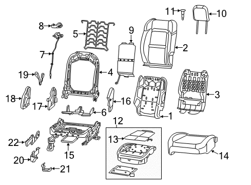 Mopar 68631168AB Module - Heated Seat 68631168AB Mopar Module - Heated Seat