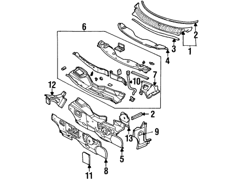 Mopar 4655794AB Screen Clip