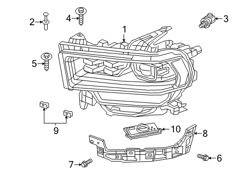 Mopar 68494308AA Module LED