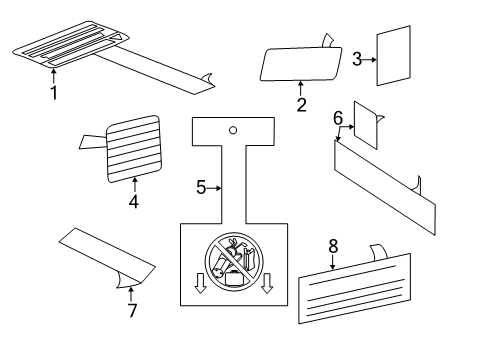 Mopar 4722041AA Emission Label