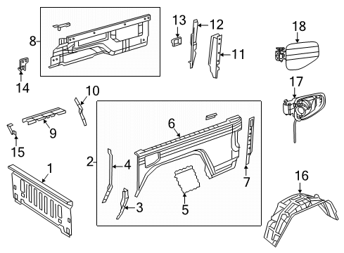 Mopar 68507268AA Panel - Front Box