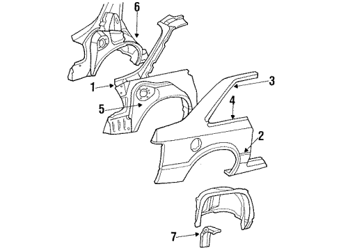 Mopar 5016208AA Side Molding 5016208AA Mopar Side Molding