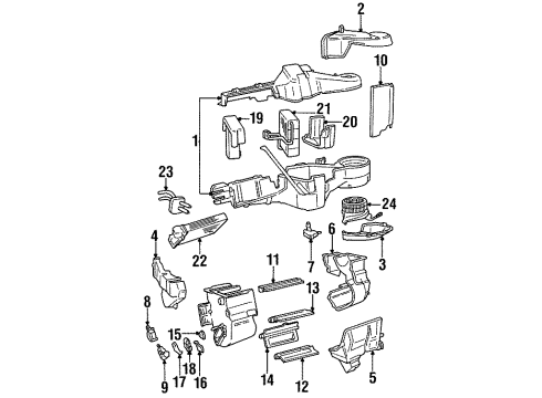 Mopar 4874515 Blower Motor Switch, Rear