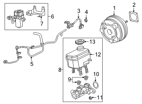 Mopar 68358377AB Booster Hose Mopar 68358377AB Booster Hose