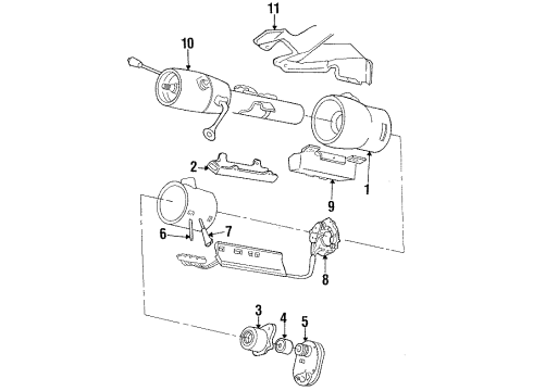 Mopar 4897540AA Speedometer Cable Assembly