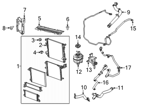 Mopar 68283378AC Heater Hose 68283378AC Mopar Heater Hose