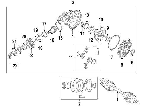Mopar 5161683AA Gear Kit, Center