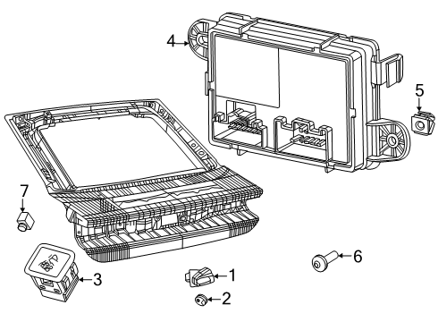 68645989AC Mopar WIRING-LIFTGATE