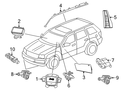 Mopar 56046289AB Hazard Switch