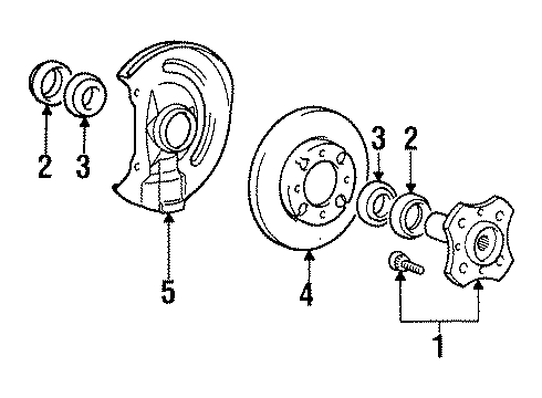 Mopar MB277543 Caliper Overhaul Kit MB277543 Mopar Caliper Overhaul Kit