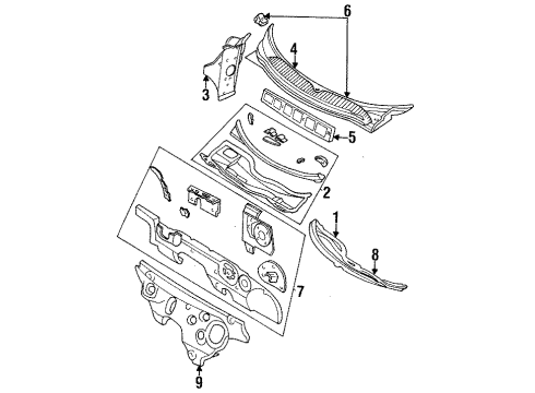 Mopar 4646494AB Seal