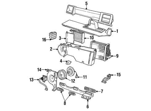 Mopar 4540352 Blower Motor Switch Mopar 4540352 Blower Motor Switch