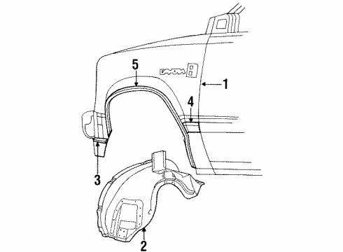Mopar 4798160 Fender