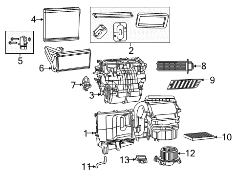 Mopar 7RB63LXFAA Control - A/C And Heater