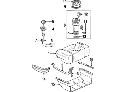 Mopar 5012953AE Fuel Pump Assembly