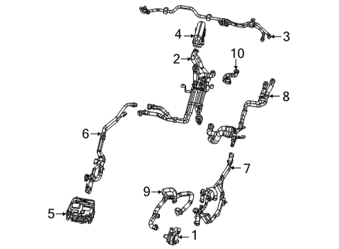 Mopar 68544173AA Hoses 68544173AA Mopar Hoses