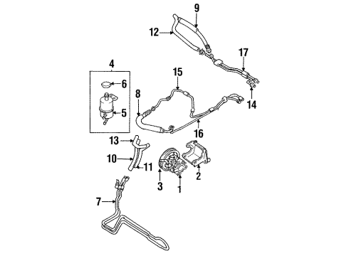 Mopar MR455171 Power Steering Pump Bracket