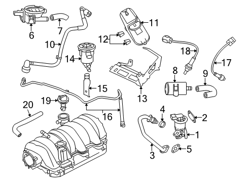Mopar 4578369AA Vacuum Harness Clip Mopar 4578369AA Vacuum Harness Clip