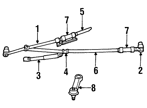 Mopar 52039185 Outer Tie Rod