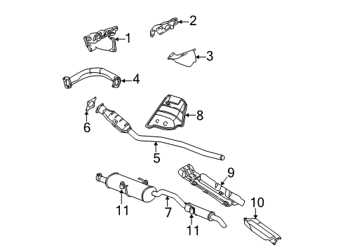 Mopar 4880843AB Resonator & Pipe Assembly