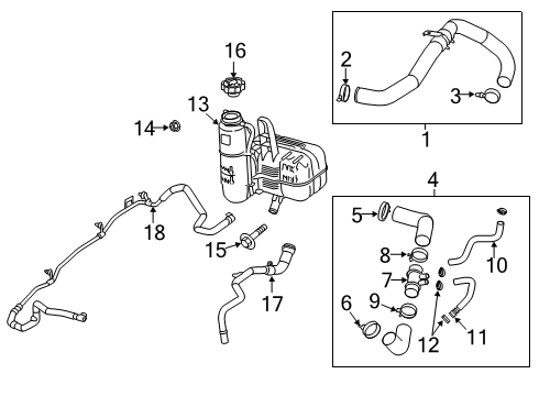 Mopar 57009948AA HOSE-COOLANT BOTTLE OUTLET