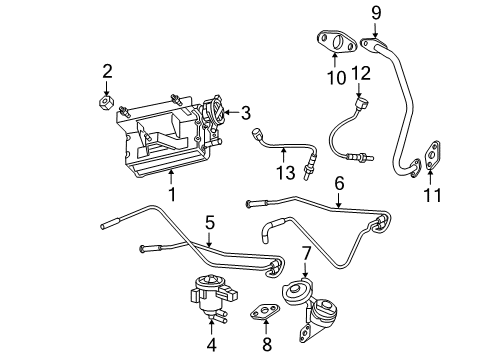 Mopar 52090442AF Vapor Canister Bracket