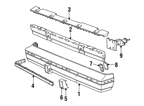 Mopar 4194740 Energy Absorber 4194740 Mopar Energy Absorber