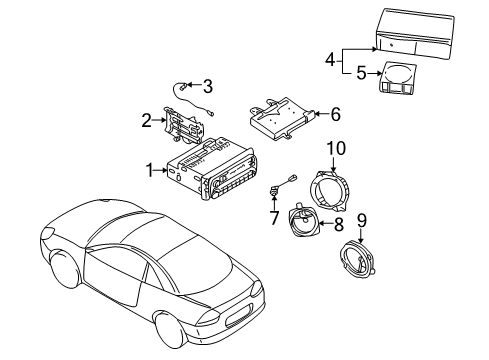 Mopar 4595754AA Accessory Kit Bracket