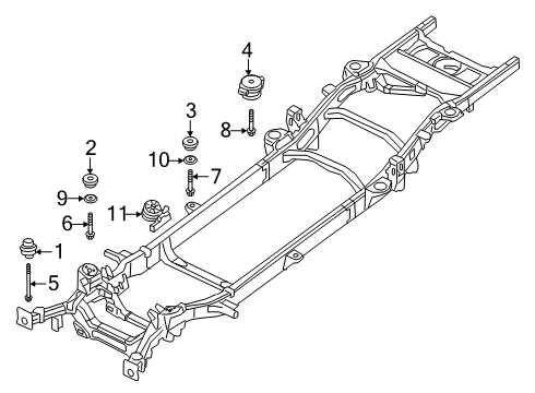 Mopar 68441973AA Reinforce - Rear Rail