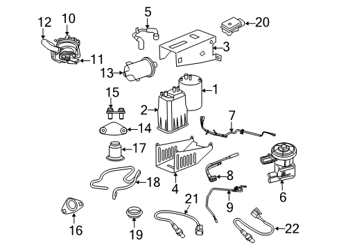 Mopar 52121099AA Leak Detect Pump Bracket