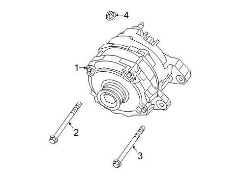 Mopar 68527972AA GENERATOR-ENGINE 68527972AA Mopar GENERATOR-ENGINE