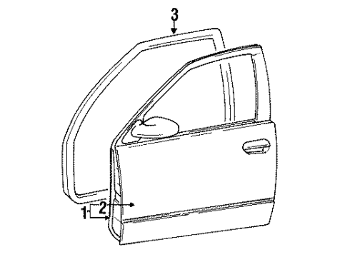 Mopar 4756855 Outer Panel, Front