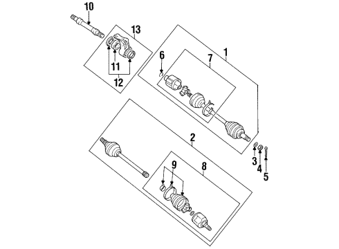 Mopar MR176781 Bearing Support, Front