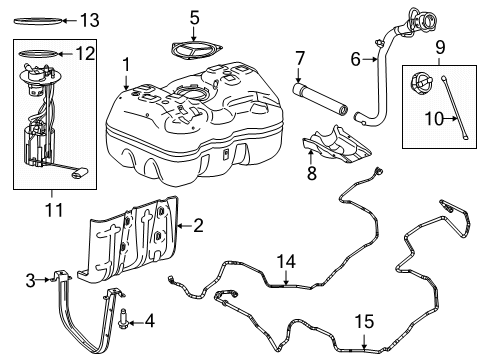 Mopar 68520211AB Tube - Fuel Vapor