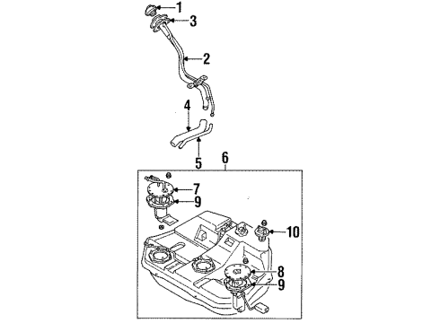 Mopar MR392017 Fuel Gauge Sending Unit